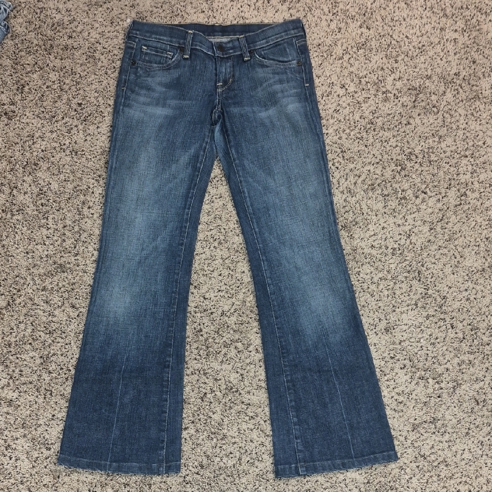 Citizens Of Humanity Dark Blue Flare Jeans